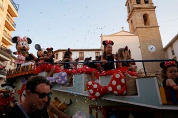 Carrozas y grupos a pie en las fiestas de Gata 2024 120