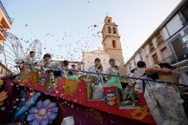 Carrozas y grupos a pie en las fiestas de Gata 2024 158