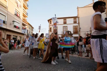 Carrozas y grupos a pie en las fiestas de Gata 2024 61