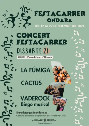 Cartel de Festacarrer 2024