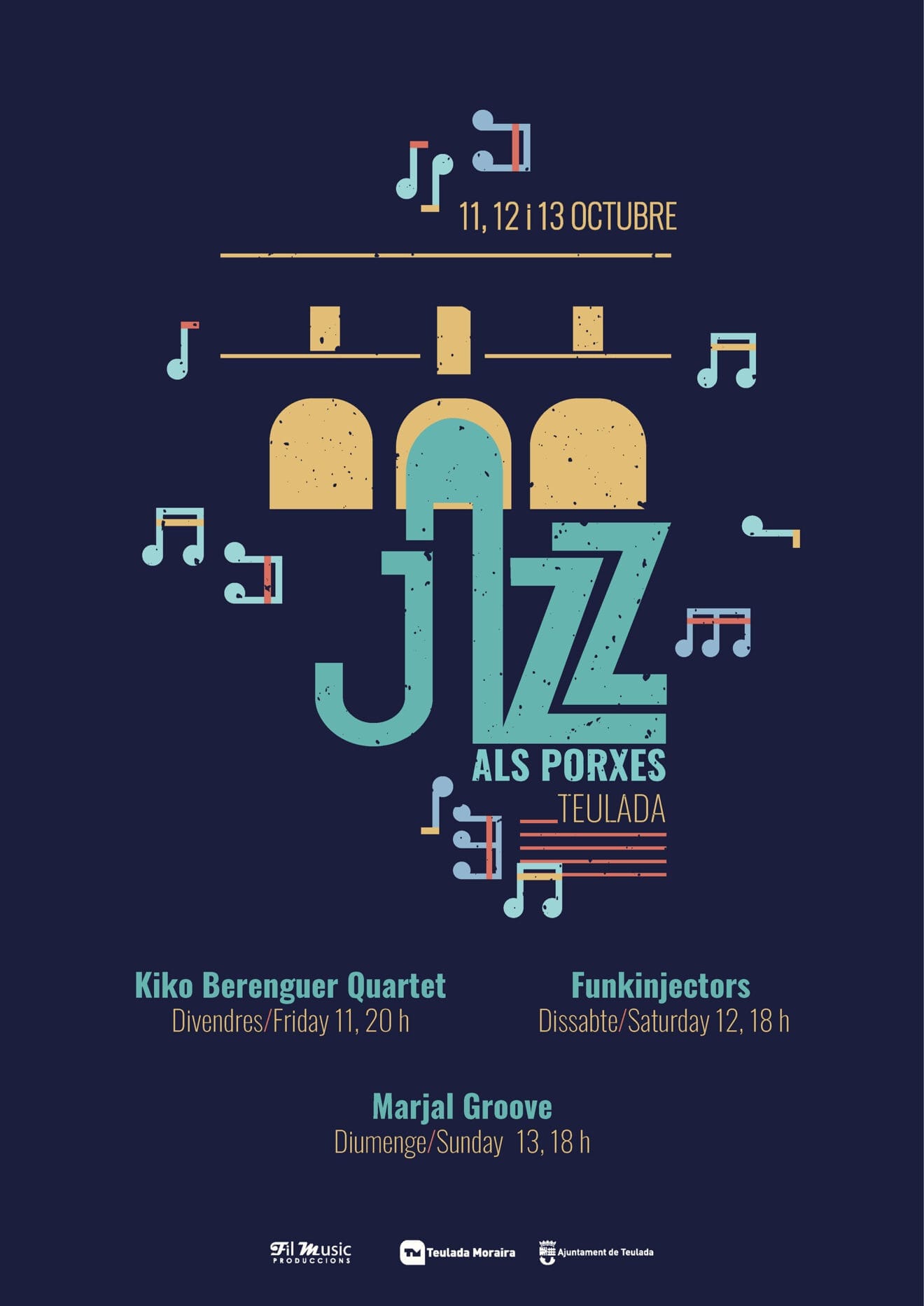 Cartel de Jazz Als Porxes