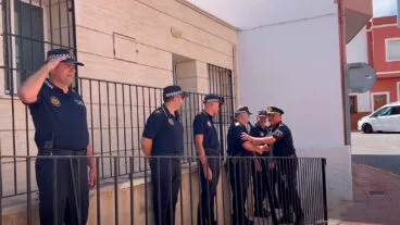 despedida a jose francisco mayans jefe de policia local de benitatxell por su jubilacion
