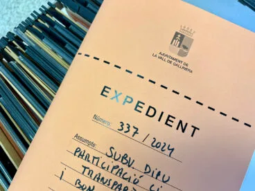 expediente de subvencion para la vall de gallinera