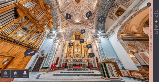 Imagen: Foto del recorrido de la iglesia de la Santa Creu