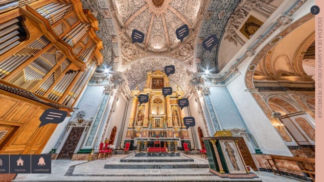 foto del recorrido de la iglesia de la santa creu dest