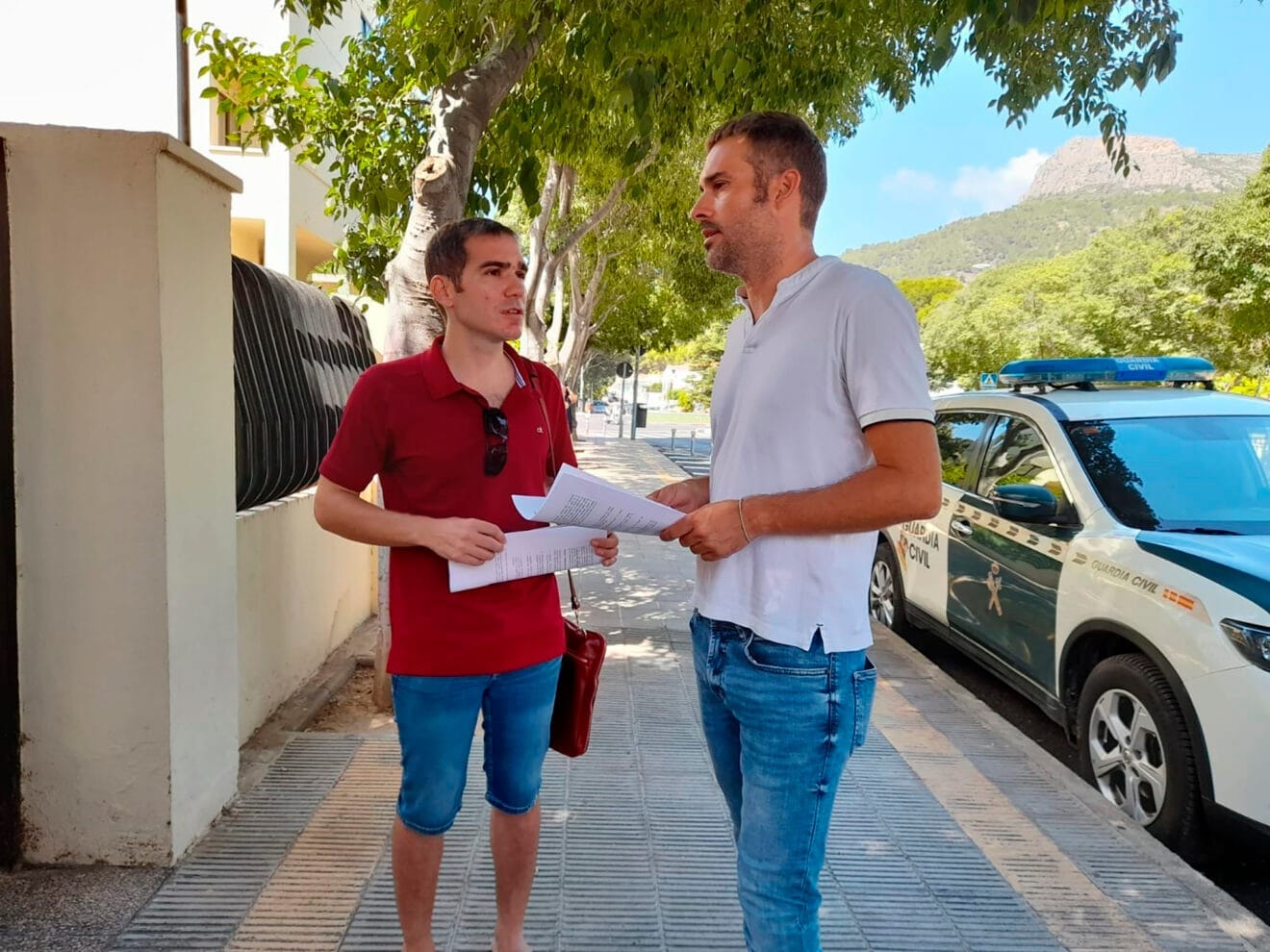 Gerard Fullana y Ximo Perles en Calp