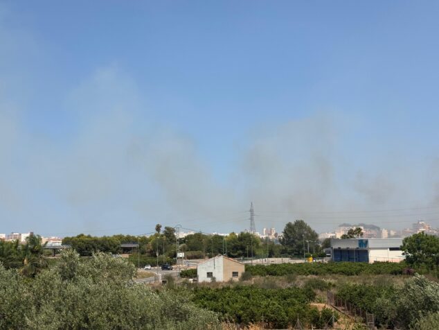 gran humareda que se puede ver desde denia 1