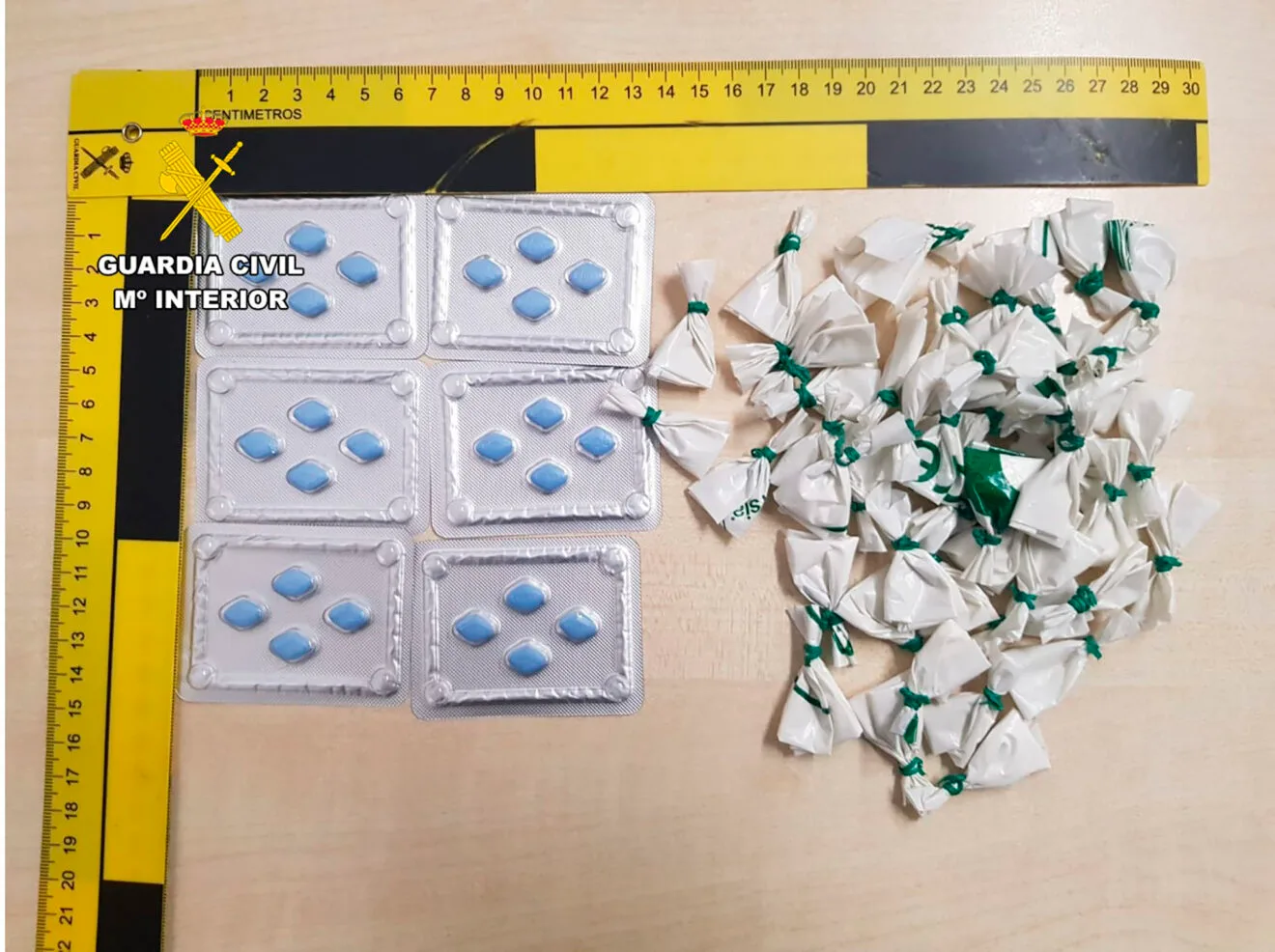 Material sustraído en Pedreguer