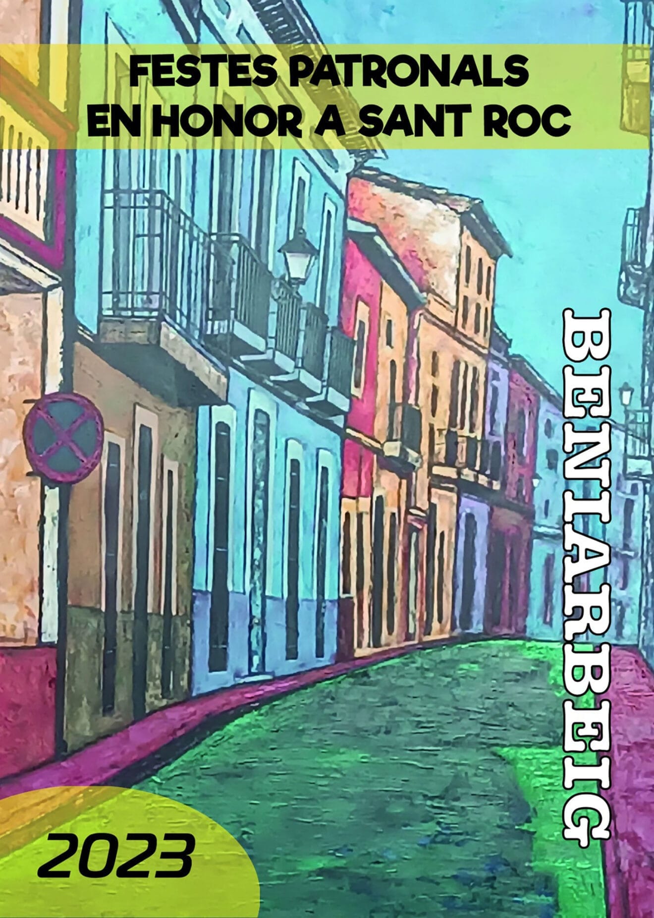 Portada del libro de fiestas de Beniarbeig de 2023
