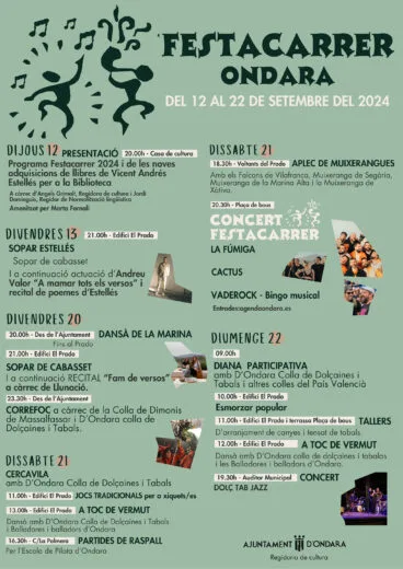 Programación del Festacarrer