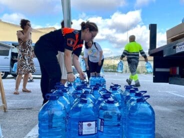 Reparto de agua en Benitatxell