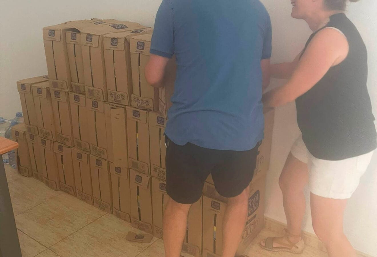 Reparto de agua en Teulada Moraira