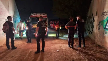 rescate de la policia local del verger y bomberos en la serra de segaria