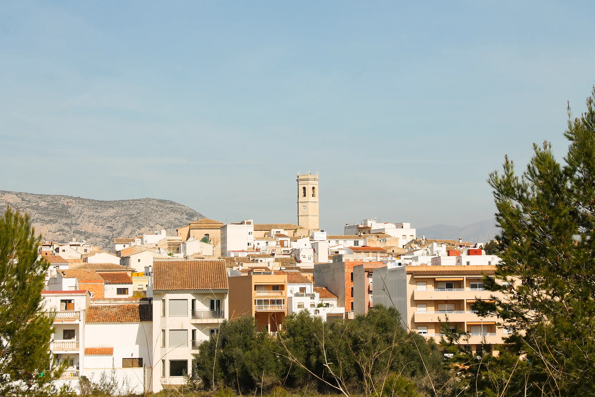 teulada desde lejos