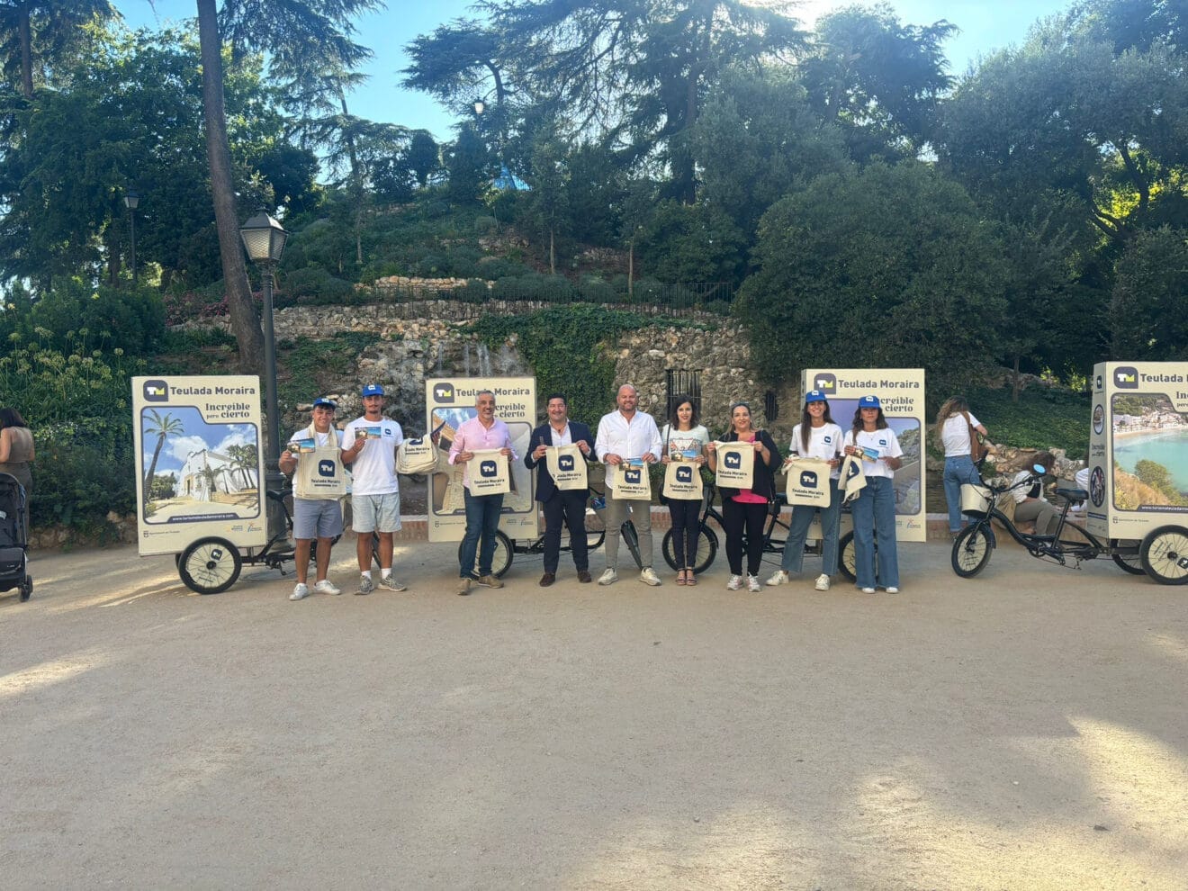 Acción promocional del Ayuntamiento de Teulada Moraira en el Retiro