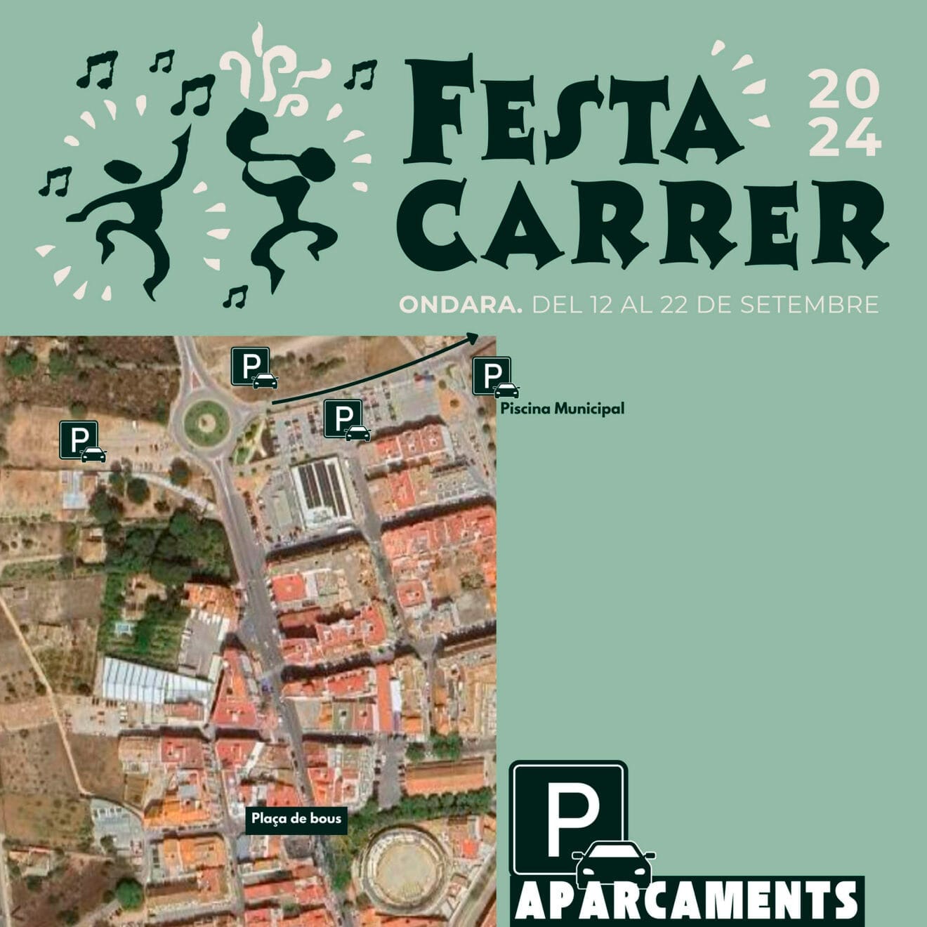Aparcamientos en Ondara para el Festacarrer 2024