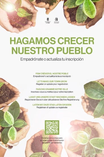 Campaña de empadronamiento de Calp