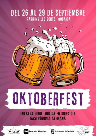 Cartel del Oktoberfest de Teulada Moraira 2024