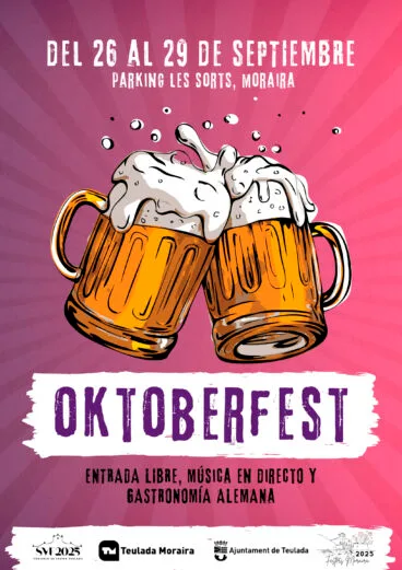 Cartel del Oktoberfest de Teulada Moraira 2024