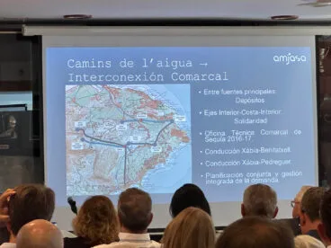 ‘Els camins de l’aigua’ presentados por Josep Lluis Henarejos Cardona, gerente de AMJASA