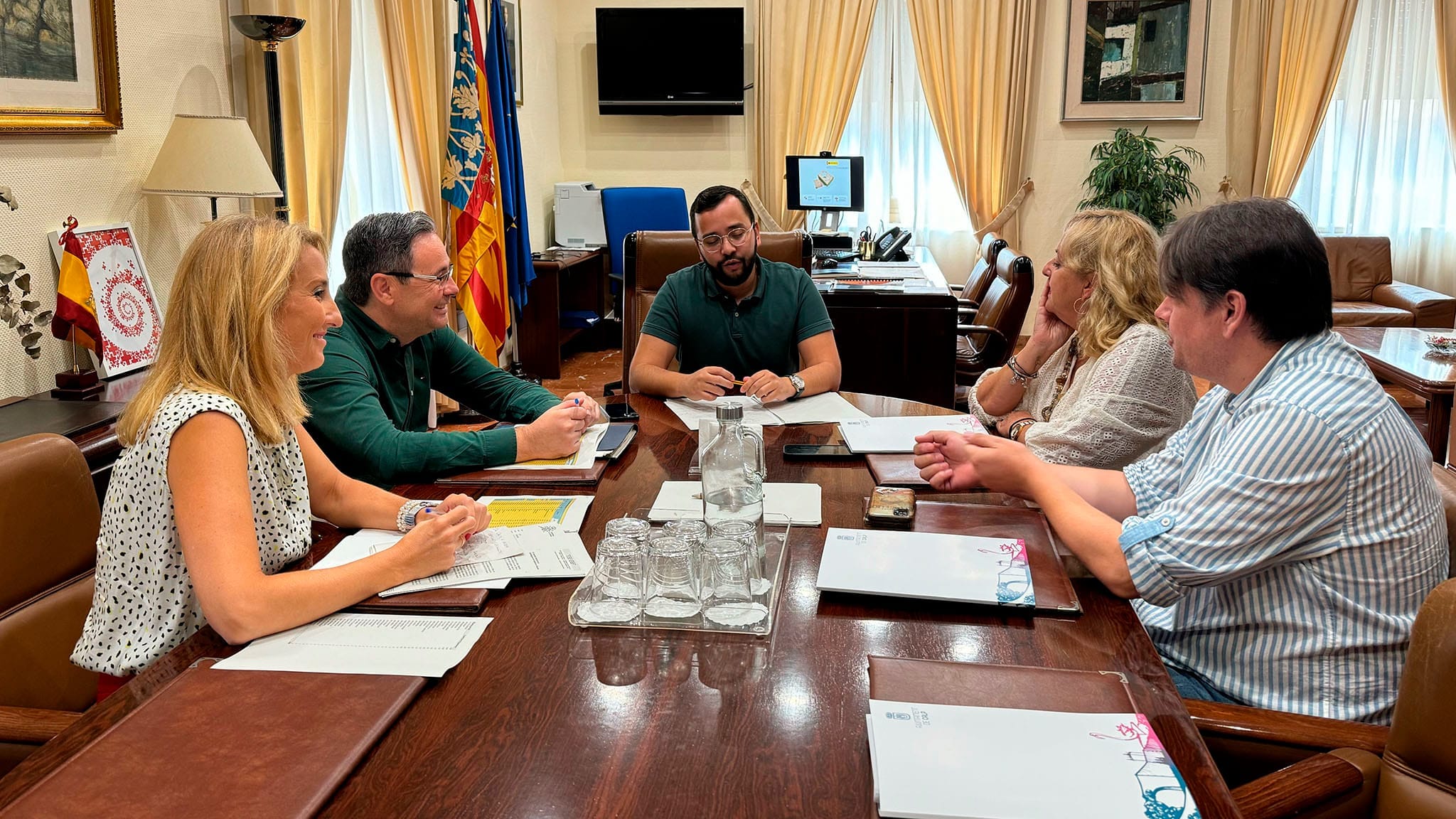 encuentro con el subdelegado del gobierno juan antonio nieves
