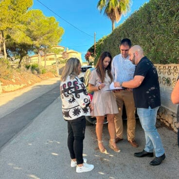 Finalización de las obras de ampliación de la red de saneamiento en dos calles de Teulada Moraira