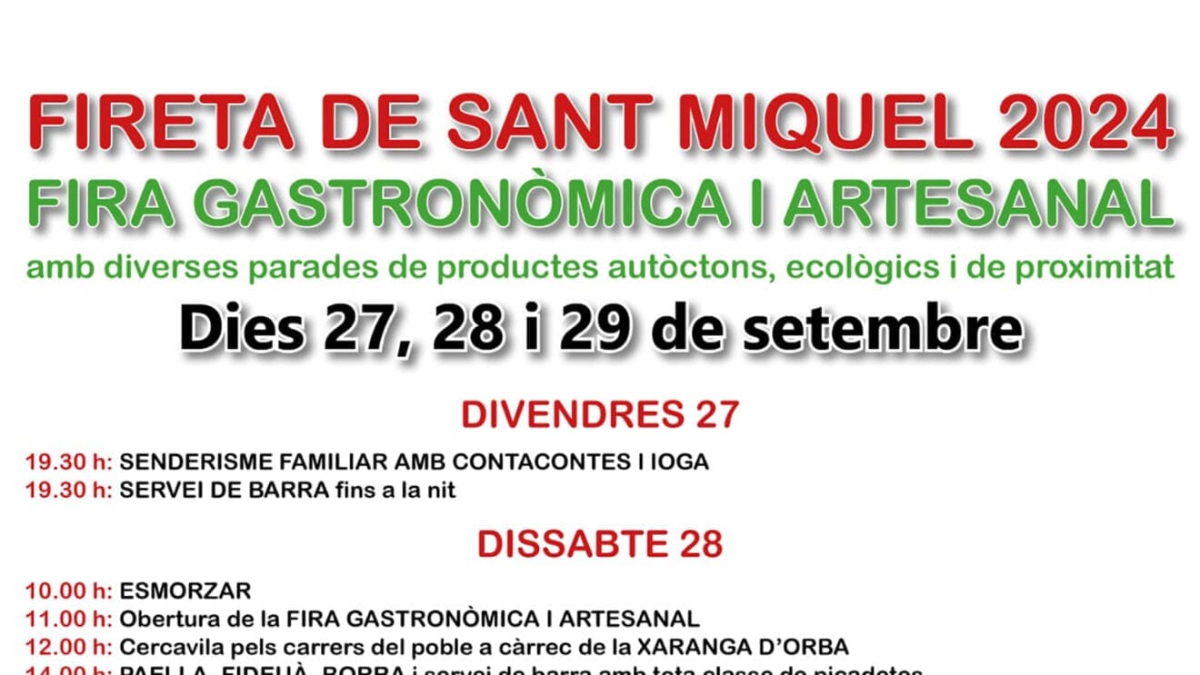 Fireta de Sant Miquel de Murla 2024