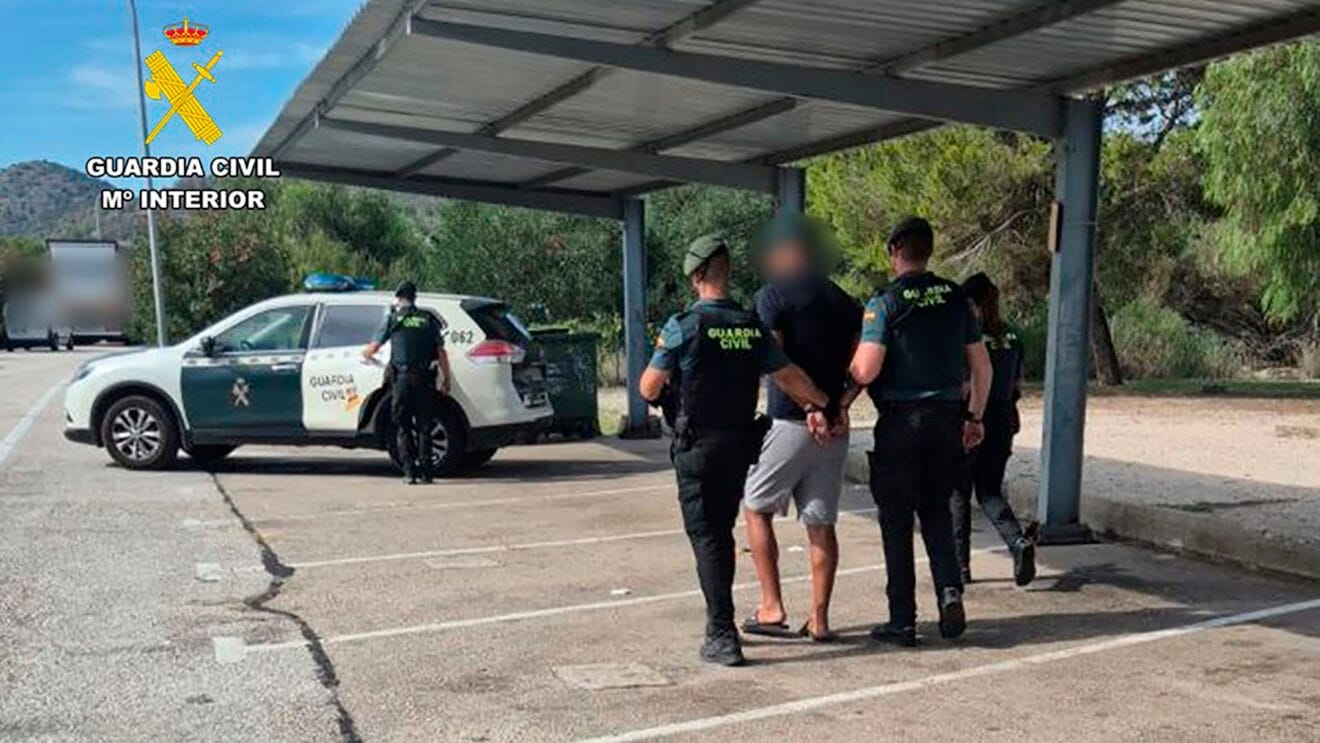 Fugitivo detenido en Pedreguer