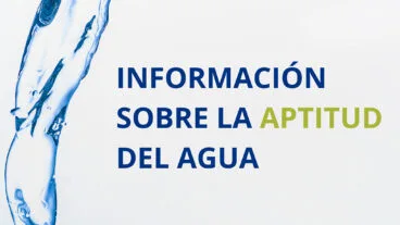 Información sobre la aptitud del agua dest