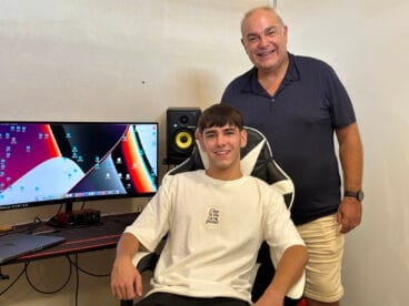 Jairo Ginestar y su padre