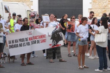 Manifestación antitaurina en Ondara 05
