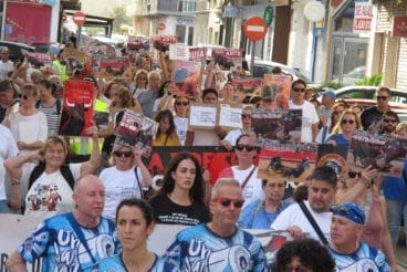Manifestación antitaurina en Ondara 14