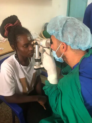 Paciente atendida gracias a Visió sense Fronteres