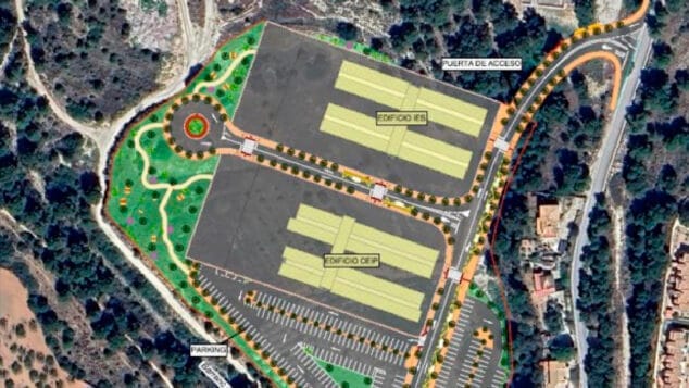 parcela del nuevo ies les salines de calp
