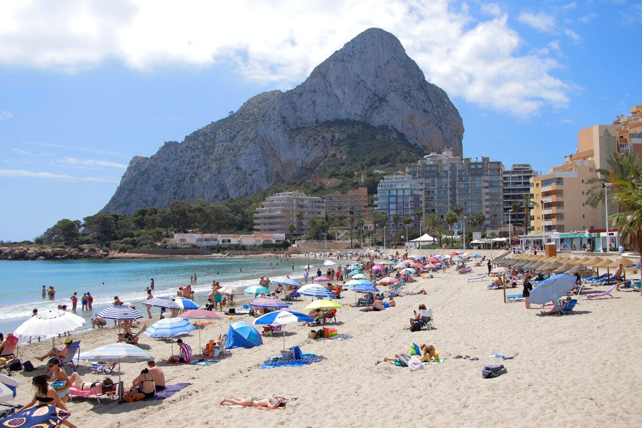 Playa de la Fossa de Calp (archivo)
