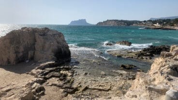 playa de lampolla de moraira