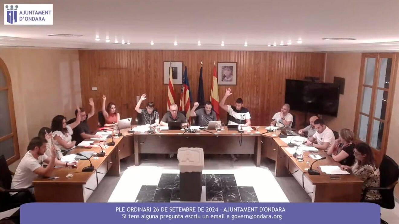 Pleno de septiembre 2024 en Ondara