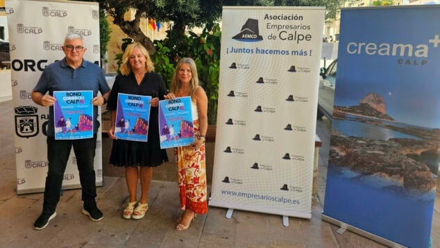 Imagen: Presentación del Bono Comercio 2024 de Calp
