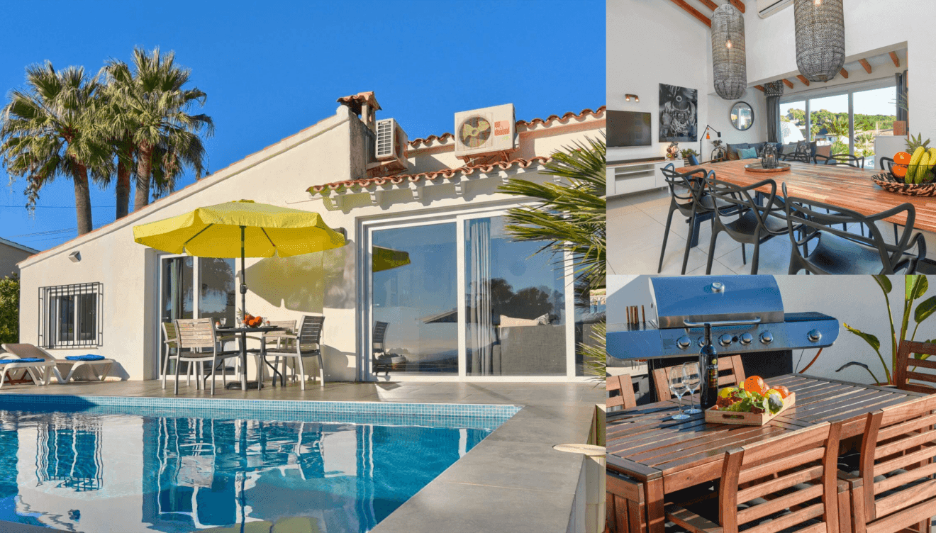 Villa Mi Sueño disfruta de unas vacaciones inolvidables en esta villa con piscina, barbacoa y cercanía a todos los servicios