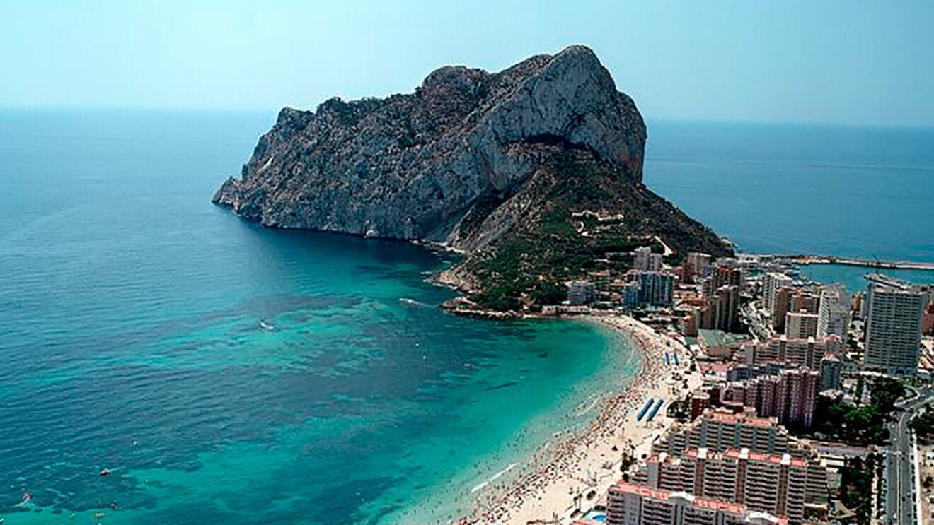 Vista del Peñón de Ifach de Calp