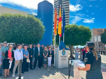 Acto en honor a Juan Manuel Policarpo Moll en Calp por la festividad de los Ángeles Custodios
