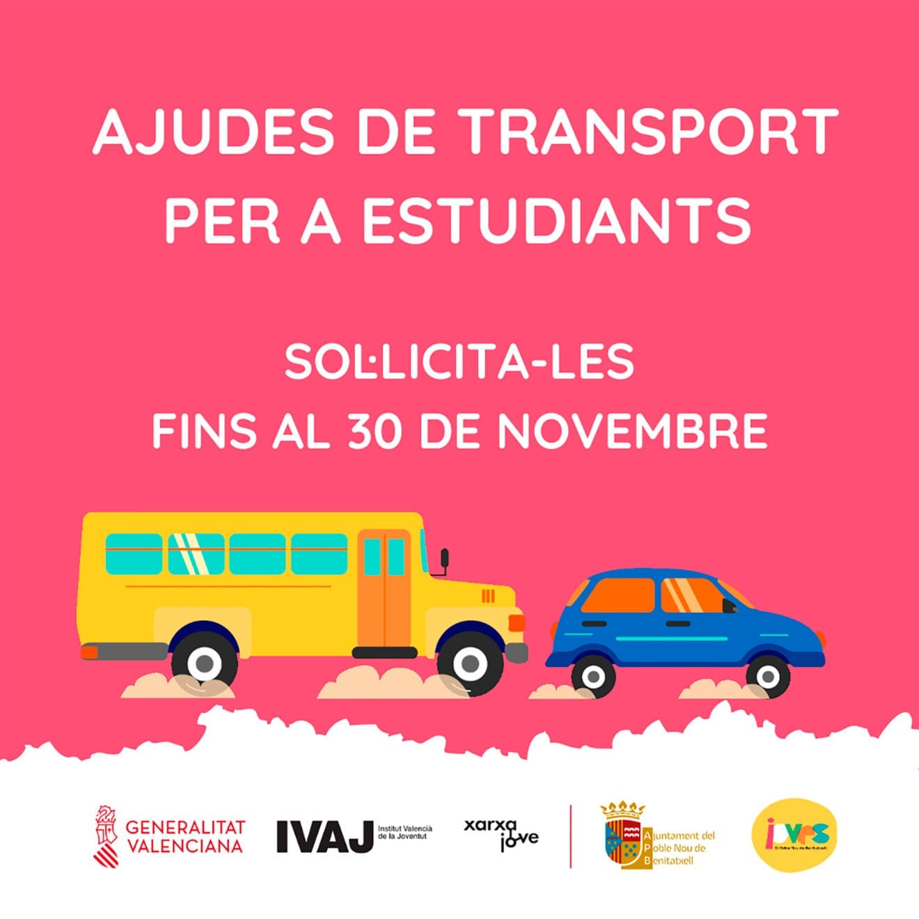 Ayudas al transporte para estudiantes de Benitatxell