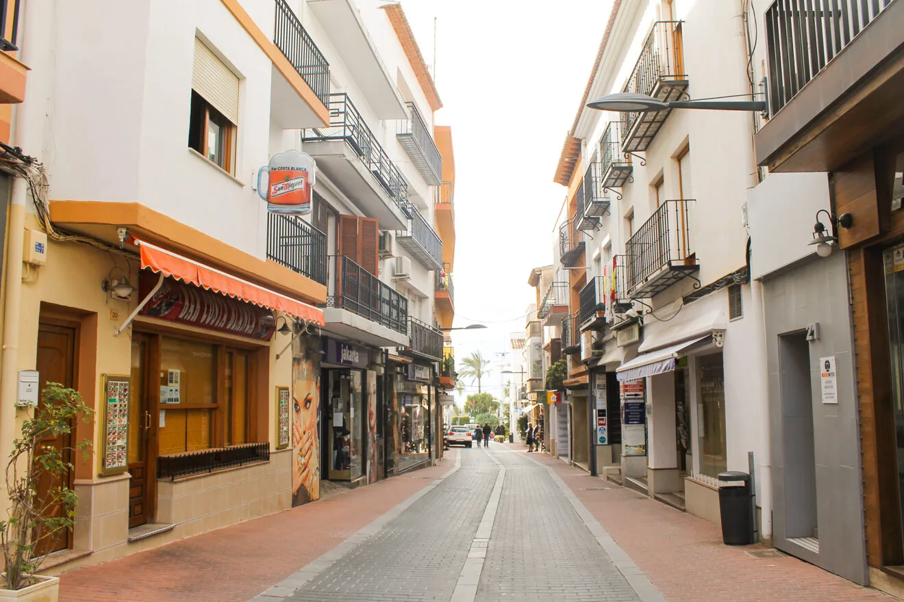 Calle del Dr. Calatayud de Moraira