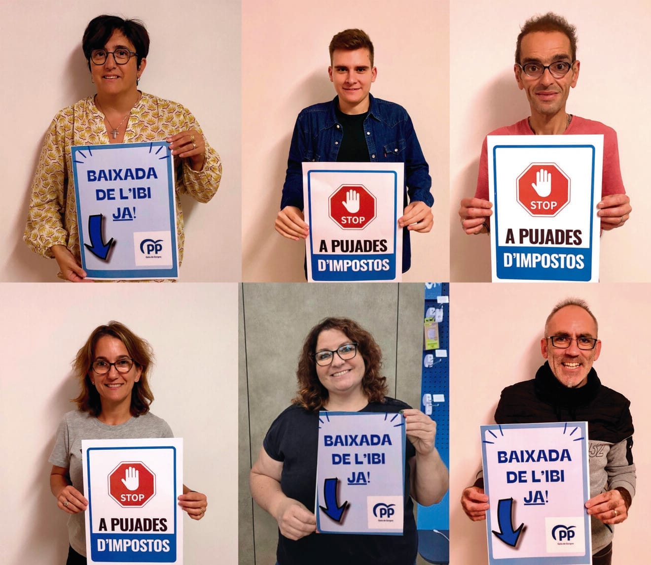Campaña del Partido Popular por la bajada del IBI en Gata de Gorgos