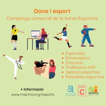 Cartel de la campaña Dóna i sport