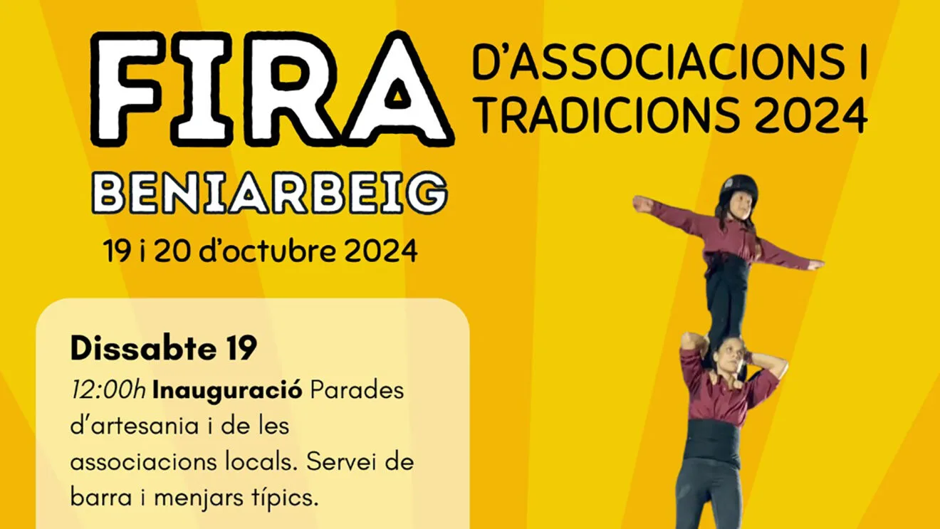 Cartel de la Fira de Beniarbeig dest