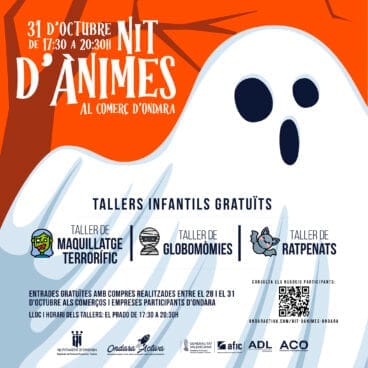 Cartel de la Nit d’Ànimes en Ondara 2024