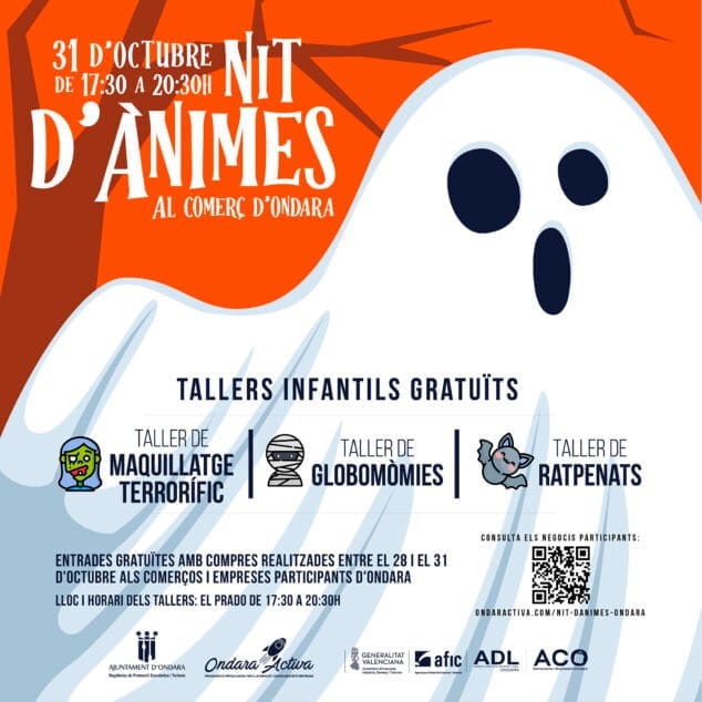 Imagen: Cartel de la Nit d'Ànimes en Ondara 2024