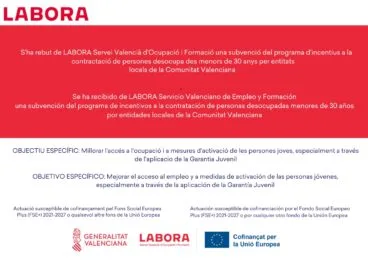 Cartel informativo del programa EMPUJU 2024