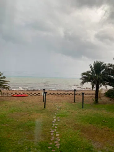 Cielo en Les Marines de Dénia la mañana del 23 de octubre 2024
